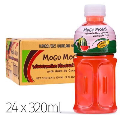 Mogu Mogu Watermelon Flavored Drink With Nata De Coco &lpar;320ml x 24 bottles&rpar;