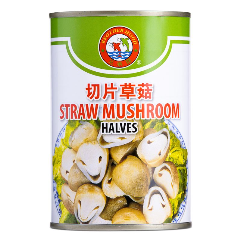 Click Here To Enlarge This Photo Of Brother Hood Straw Mushroom Halves 兄弟牌 切片草菇