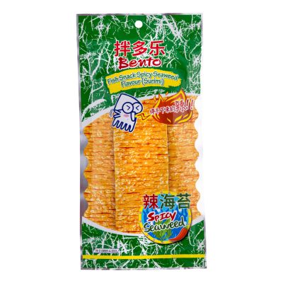 Bento Fish Snack Spicy Seaweed Flavour &lpar;Surimi&rpar; 