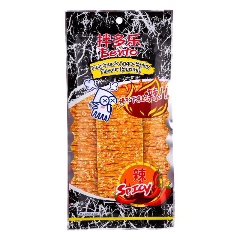 Click Here To Enlarge This Photo Of Bento Fish Snack Angry Spicy Flavour &lpar;Surimi&rpar;