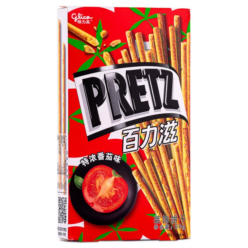 Click Here To Enlarge This Photo Of Glico Pretz Biscuit Sticks &lpar;Tomato&rpar; 格力高 百力滋 特濃番茄味