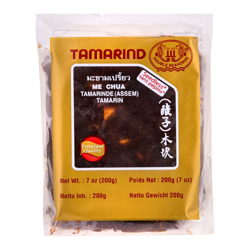 Click Here To Enlarge This Photo Of Double Seahorse Tamarind Pulp 酸子 木坎