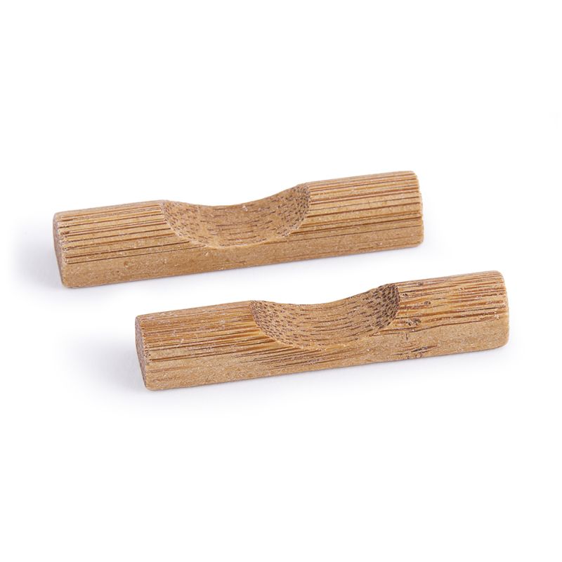 Click Here To Enlarge This Photo Of 2 x Bamboo Chopstick Rest - Natural