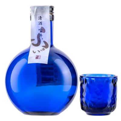 Ishikawa Shuzo Fukki Junmai Sake Azure With Ochoko Sake Glass