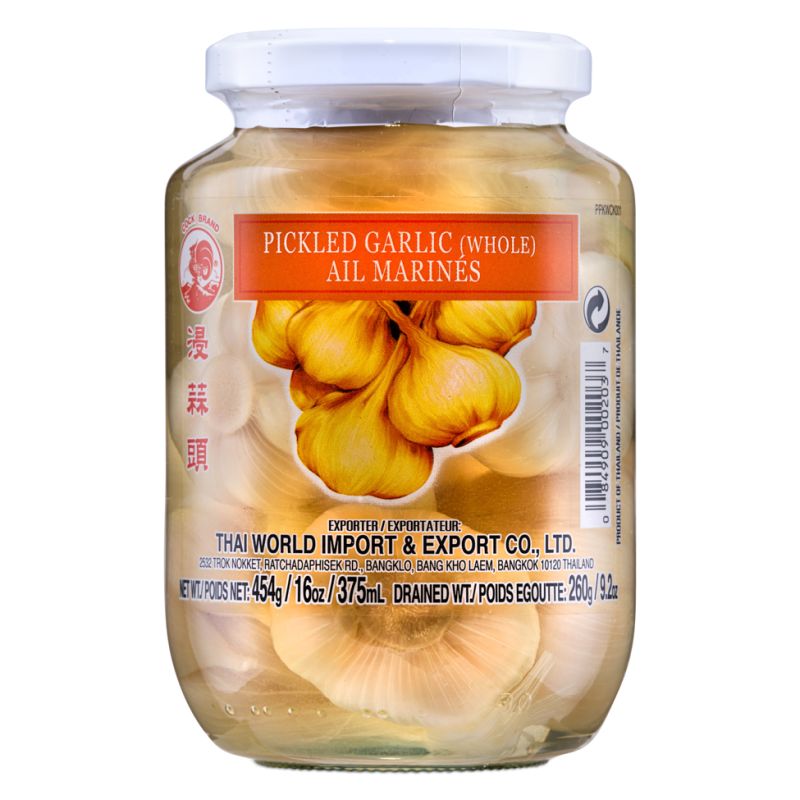 Click Here To Enlarge This Photo Of Cock Brand Pickled Garlic &lpar;Whole&rpar;