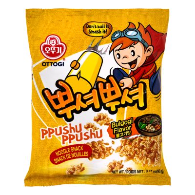 Ottogi Ppushu Ppushu Noodle Snack &lpar;Bulgogi Flavour&rpar;