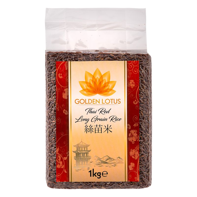 Click Here To Enlarge This Photo Of Golden Lotus Thai Red Long Grain Rice 絲苗米