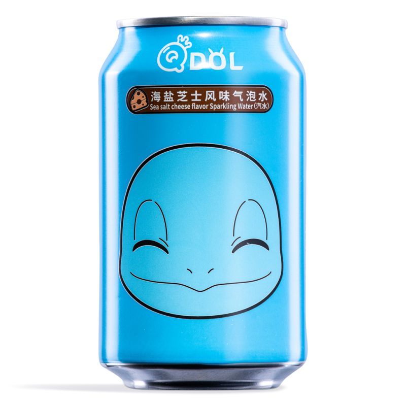 Click Here To Enlarge This Photo Of QDOL Pokemon Sparkling Water &lpar;Sea Salt Cheese Flavor&rpar; 寶可夢 海鹽芝士風味氣泡水