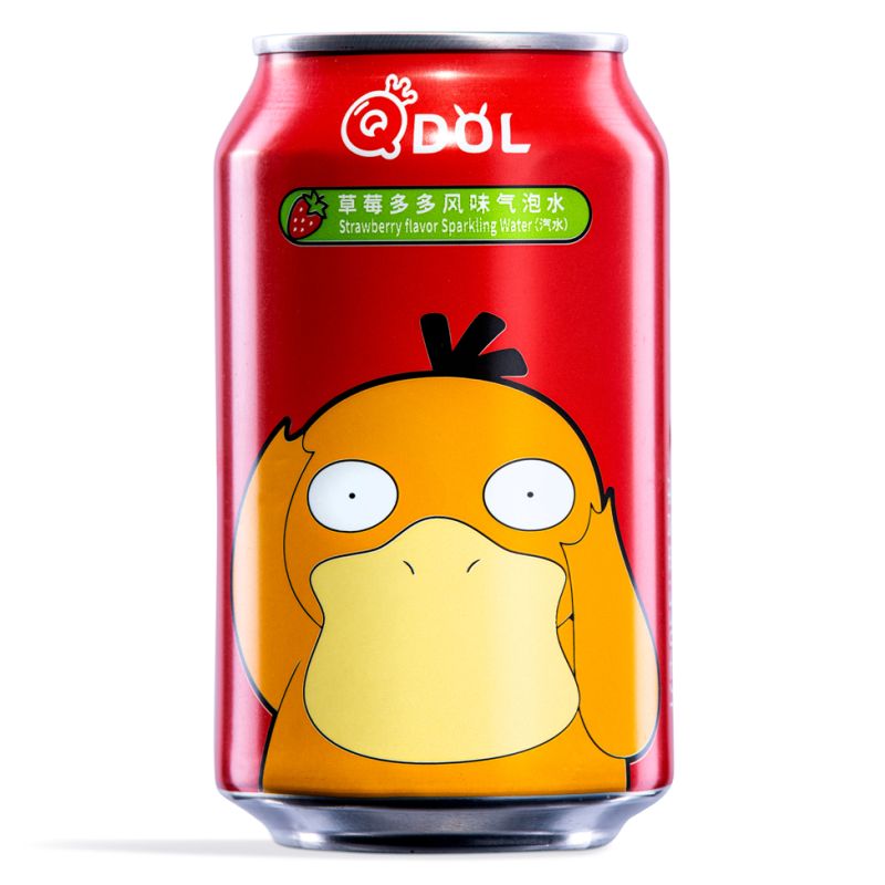 Click Here To Enlarge This Photo Of QDOL Pokemon Strawberry Flavor Sparkling Water