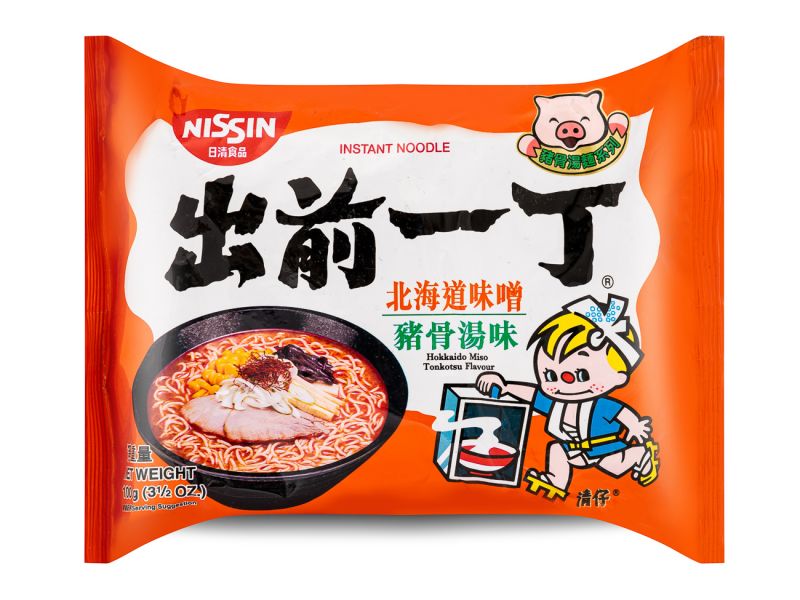 Click Here To Enlarge This Photo Of Nissin Hokkaido Miso Tonkotsu Flavour Noodles 出前一丁北海道味噌豬骨湯味麵
