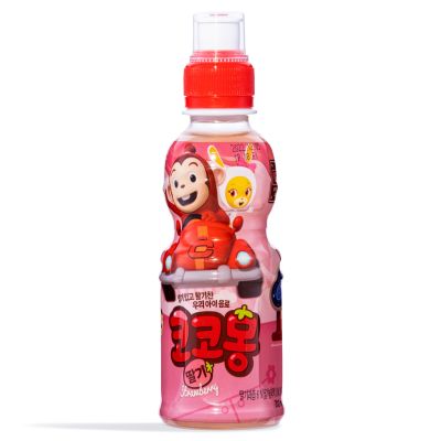 Woongjin Cocomong Strawberry Soft Drink