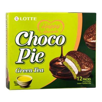 Lotte Choco Pie Green Tea