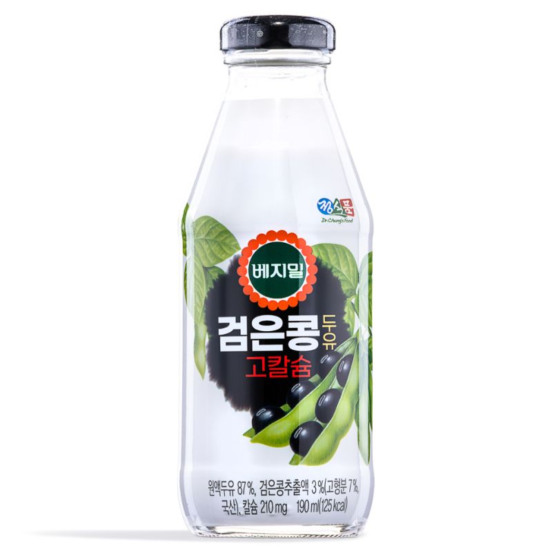 Click Here To Enlarge This Photo Of Vegemil Black Bean Soy Drink Bottle