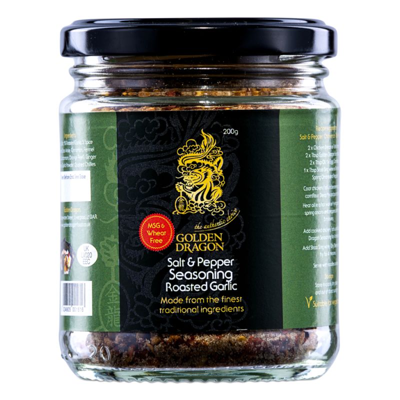 Click Here To Enlarge This Photo Of Golden Dragon Salt & Pepper Seasoning Roasted Garlic