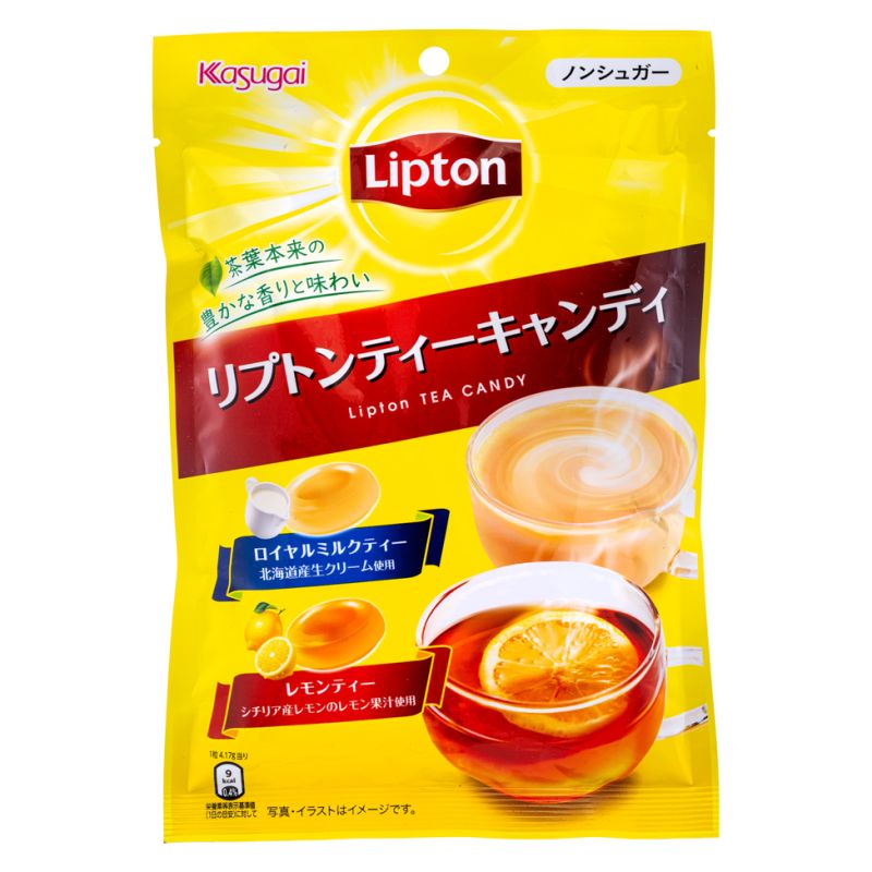 Click Here To Enlarge This Photo Of Kasugai Lipton Tea Candy &lpar;Milk Tea & Lemon Tea&rpar;