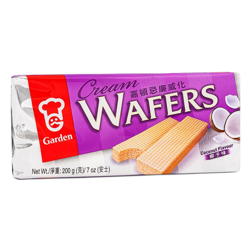 Click Here To Enlarge This Photo Of GARDEN Cream Wafers &lpar;Coconut Flavour&rpar; 嘉頓 忌廉威化 &lpar;椰子味&rpar;