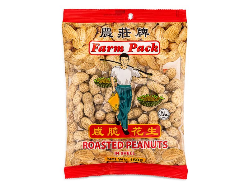 Click Here To Enlarge This Photo Of Farm Pack Roasted Peanuts in Shell 農莊牌 咸脆花生