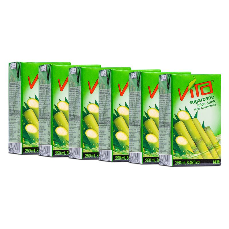 Click Here To Enlarge This Photo Of Vita Sugarcane Juice Drink From Concentrate (6pk) 維他 甘蔗汁 (6包裝)