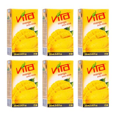 Vita Mango Juice Drink &lpar;6pk&rpar; 維他 芒果汁 &lpar;6包裝&rpar;