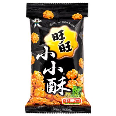 Want Want Mini Fried Rice Crackers &lpar;Seaweed Flavour&rpar; 旺旺 小小酥 &lpar;海苔辣味&rpar;