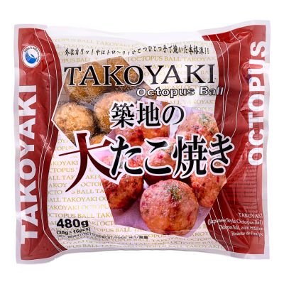 Frozen Takoyaki Octopus Ball 築地の大たこ焼き