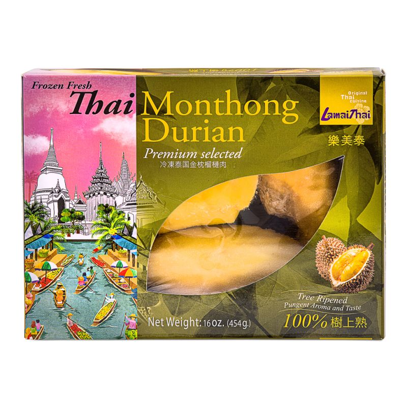 Click Here To Enlarge This Photo Of Lamai Thai Frozen Fresh Thai Monthong Durian 樂美泰 冷凍泰國金枕榴蓮肉
