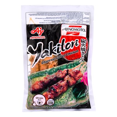 Ajinomoto Skewered Charcoal Grilled Chicken in Soy and Sweet Wine Sauce &lpar;Yakitori&rpar; 炭火焼きとり