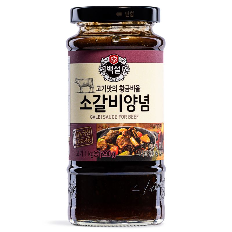 Click Here To Enlarge This Photo Of Beksul Galbi Sauce for Beef 백설 수갈비양념