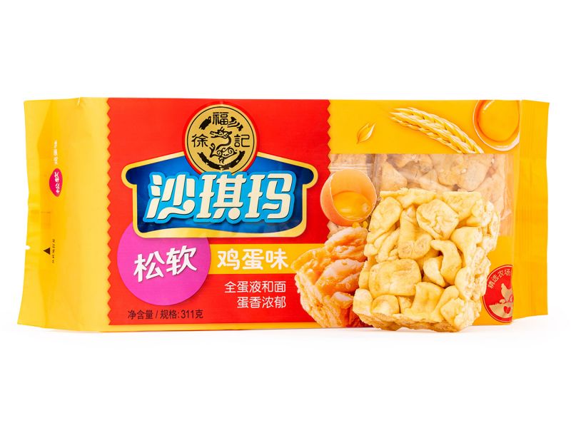 Click Here To Enlarge This Photo Of Hsu Sachima Flour Cake &lpar;Egg Flavour&rpar; 徐福記 沙琪瑪 &lpar;鬆軟鷄蛋味&rpar;