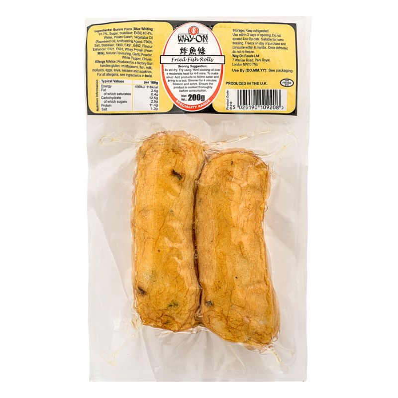 Click Here To Enlarge This Photo Of Way-On Fried Fish Rolls &lpar;2 Pieces&rpar; 惠康 炸魚條 &lpar;2條&rpar;