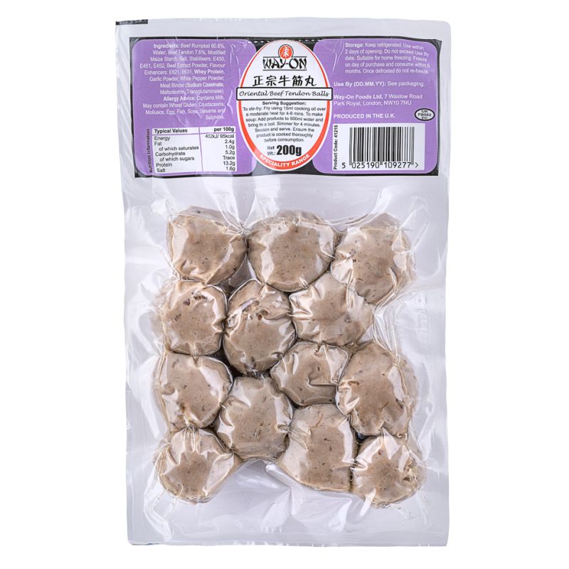 Click Here To Enlarge This Photo Of Way-On Beef Balls With Tendon 惠康 牛筋丸