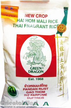 Click Here To Enlarge This Photo Of Green Dragon Thai Hom Mali Fragrant Rice 青龍牌 上等泰國香米 10kg