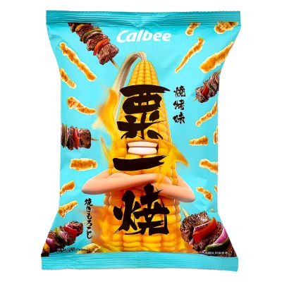 Calbee Grill-A-Corn &lpar;Barbecue Flavoured&rpar; 卡樂B 粟一燒 &lpar;燒烤味&rpar;