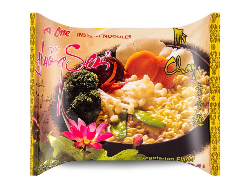 Click Here To Enlarge This Photo Of A-One Vegetable Flavour Noodles 素食麵
