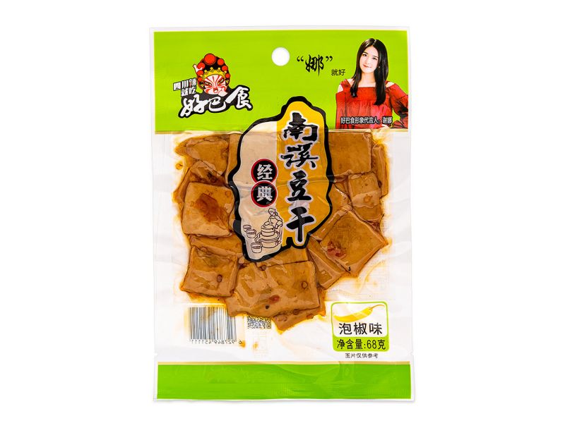 Click Here To Enlarge This Photo Of HBS Dried Beancurd &lpar;Pickled Chilli&rpar; 好巴食 經典南溪豆干 &lpar;泡椒味&rpar;