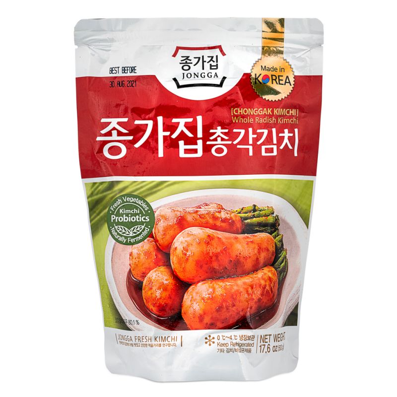 Click Here To Enlarge This Photo Of Jongga Chonggak Kimchi &lpar;Whole Radish Kimchi&rpar; 종가집 총각김치
