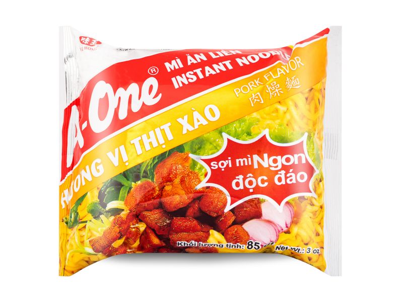 Click Here To Enlarge This Photo Of A-One Pork Flavour Noodles 肉燥麵