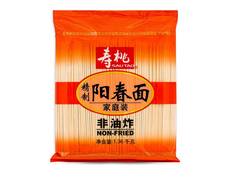 Click Here To Enlarge This Photo Of Sau Tao Chinese Style Noodle 壽桃牌 陽春麵