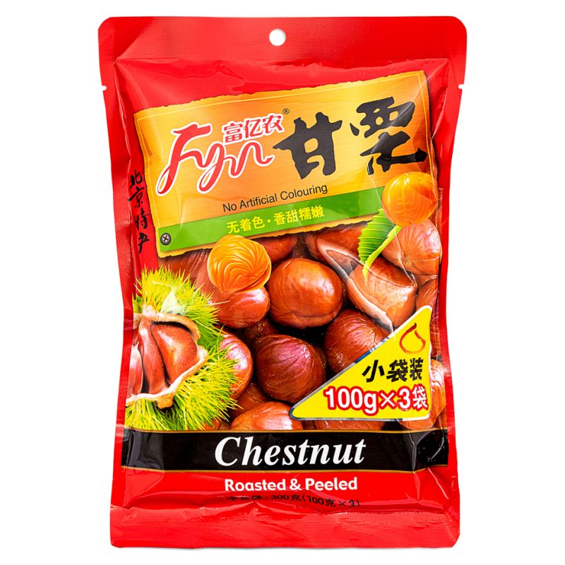 Click Here To Enlarge This Photo Of FYN Roasted & Peeled Chestnut &lpar;L&rpar; 富億農 甘栗 &lpar;大&rpar;