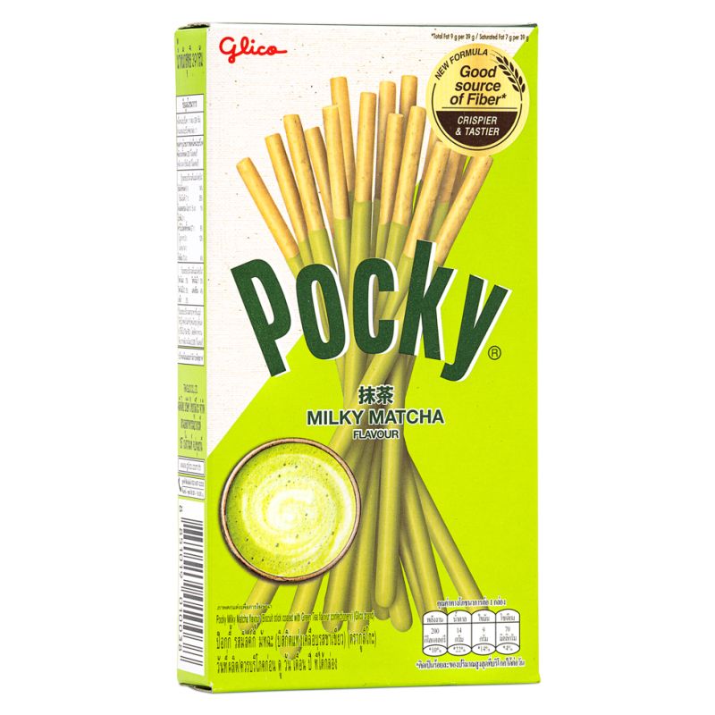Click Here To Enlarge This Photo Of Glico Pocky Biscuits Sticks &lpar;Milky Matcha Green Tea Flavour&rpar; 百奇 百力滋 &lpar;抹茶味&rpar;