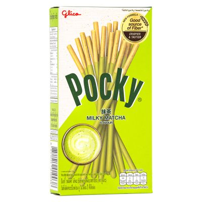 Glico Pocky Biscuits Sticks &lpar;Milky Matcha Green Tea Flavour&rpar; 百奇 百力滋 &lpar;抹茶味&rpar;
